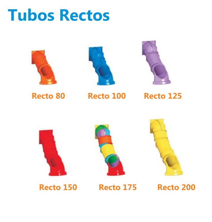 Serie tubos rectos